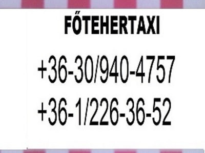 SOS Fuvar, költözés, FŐ-TEHERTAXI, kis költöztetés, bútorszállítás, áruszáll